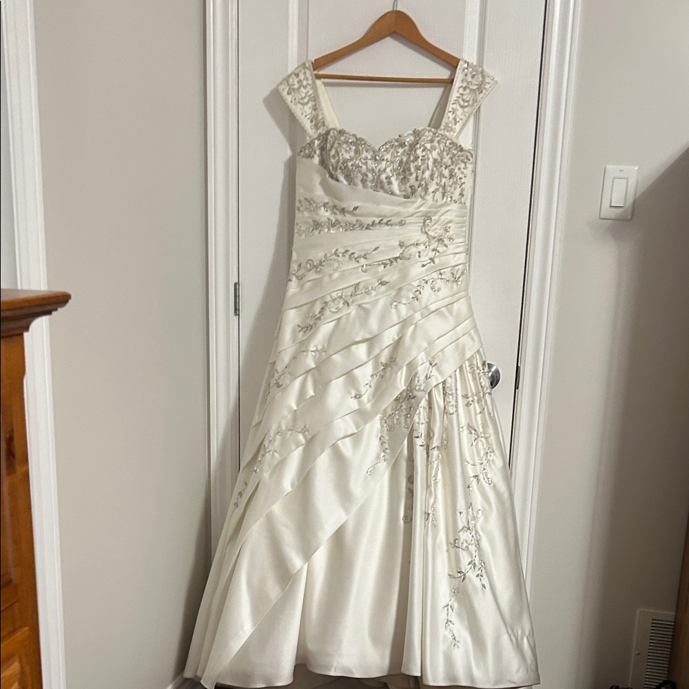 Private Label Cream Embellished Bridal Gown